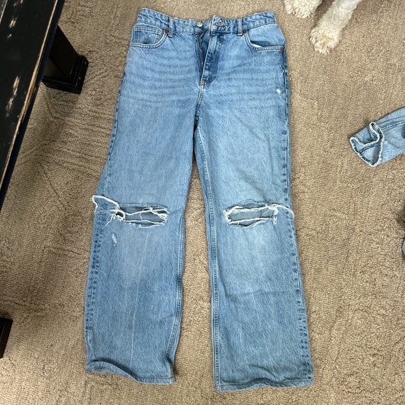Zara Classic Blue Denim Jeans - Picture 4 of 5